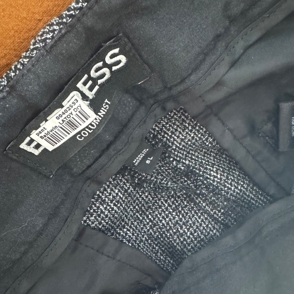 Express Columnist Women's Dress Trousers Dark Gray Size 8L - Picture 5 of 6